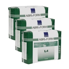 Abena Abri-Form Comfort Briefs, Plastic Backed, Large, L4, 36 Count (Case)