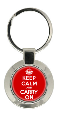 Keep Calm And Carry On Schlüsselanhänger