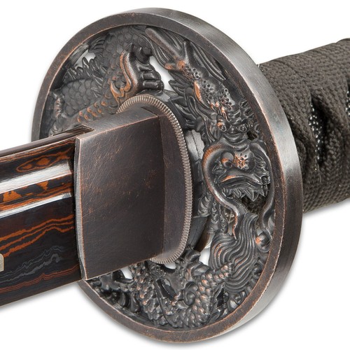 60" Extra Large Japanese Odachi Japanese Katana Sword Full Tang Damascus Nodachi - Picture 7 of 7