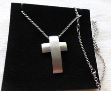 Silberkreuz mit Kette  - 925er massiv
