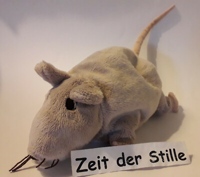 IKEA Ratte Maus GOSIG RATTA 20 cm grau Stofftier Stoffratte   