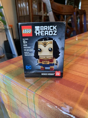 Lego BrickHeadz DC Superheroes 41599 Wonder Woman Brand New Sealed Retired 10+