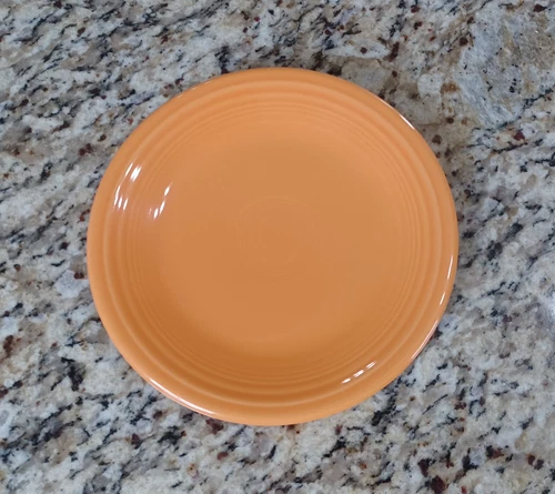 Fiestaware Tangerine  Salad Plate 7" Retired Color Homer Laughlin