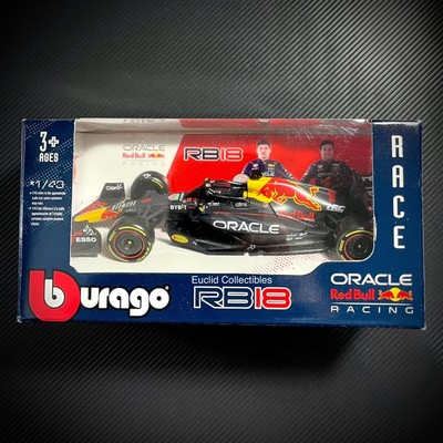 Bburago Max Verstappen 1:43 Model Oracle Red Bull Racing 2022