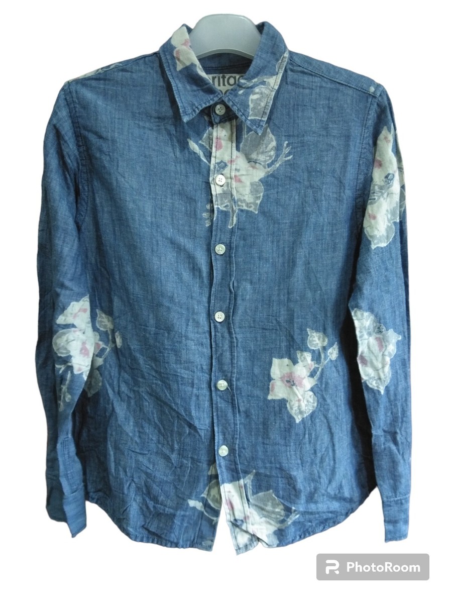【ナルト】HISTORY HBE/ash-Premium/LTD JAPANESE BRAND HERITAGE STONE DENIM SHIRT 45RPM FLATHEAD | eBay