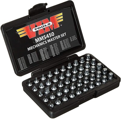 Vim Tools MMS450 1/4'' Drive 50 Piece Mechanic's Master Set