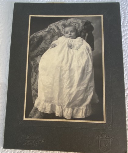 3 Months Old-Mortimer H. Cobb As Baby-Old Photo Circa 1905 - Picture 3 of 5