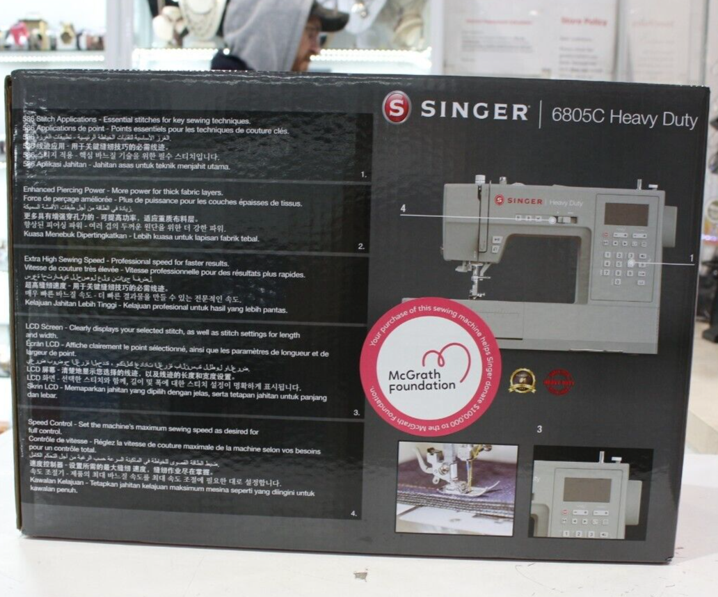 Singer Heavy Duty HD6805C Digital Sewing Machine 9311138041362 eBay