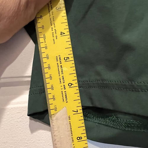 NUOVO pantaloncino uomo Rhône taglia XXL verde mako 7” tasca zip coulisse interna C - Foto 8 di 10