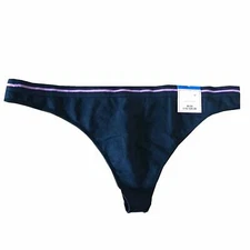 Jenni by Jennifer Moore Women's Seamless Thong Classic Black XSMALL