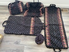 Vera Bradley Travel Bag Set Garment Bags Duffle Bags Makeup Bag Set Of 5 Pieces