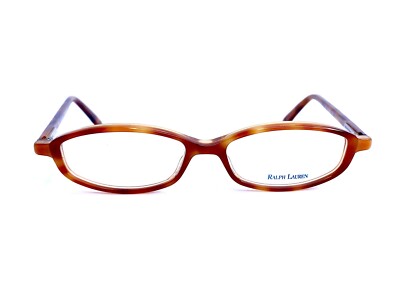 New Ralph Lauren Brown Tortoise Oval Frame Eyeglasses Italy  display picture 2