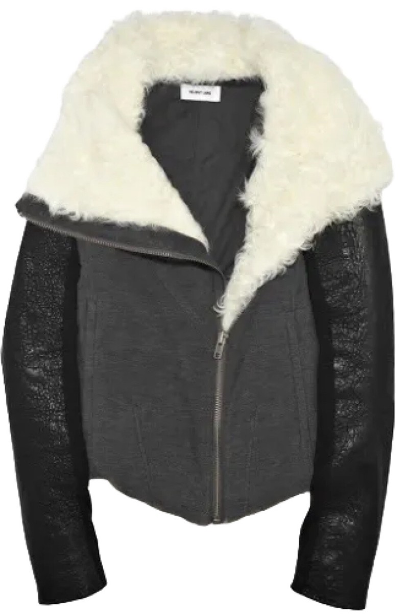 Helmut Lang LUCENT FUR ジップブルゾン ファーブルゾン