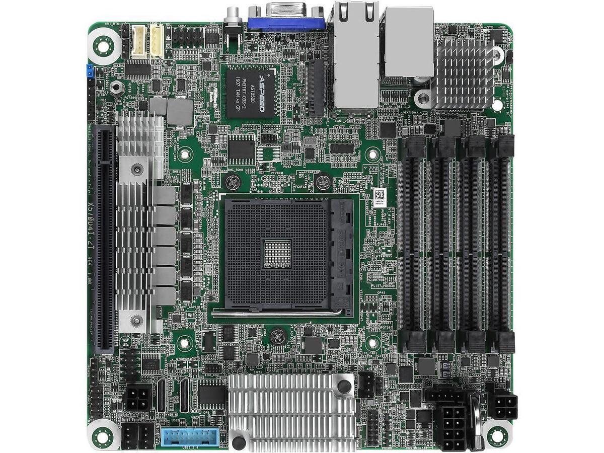 AsRock Rack X570D4I-2T Mini-ITX Server Motherboard AM4 PGA AsRock Rack X570D4I-2T Mini-ITX Server Motherboard AM4 PGA