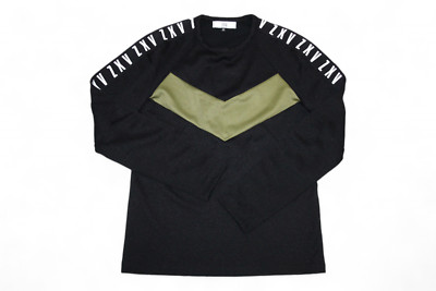 RARE! Versus Versace x Zayn Malik Collab ZXV Chevron long sleeve top sweatshirt