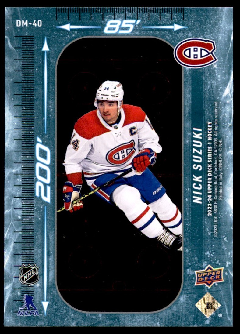 Nick Suzuki 2023-24 Upper Deck Series 1 200' x 85' Montreal