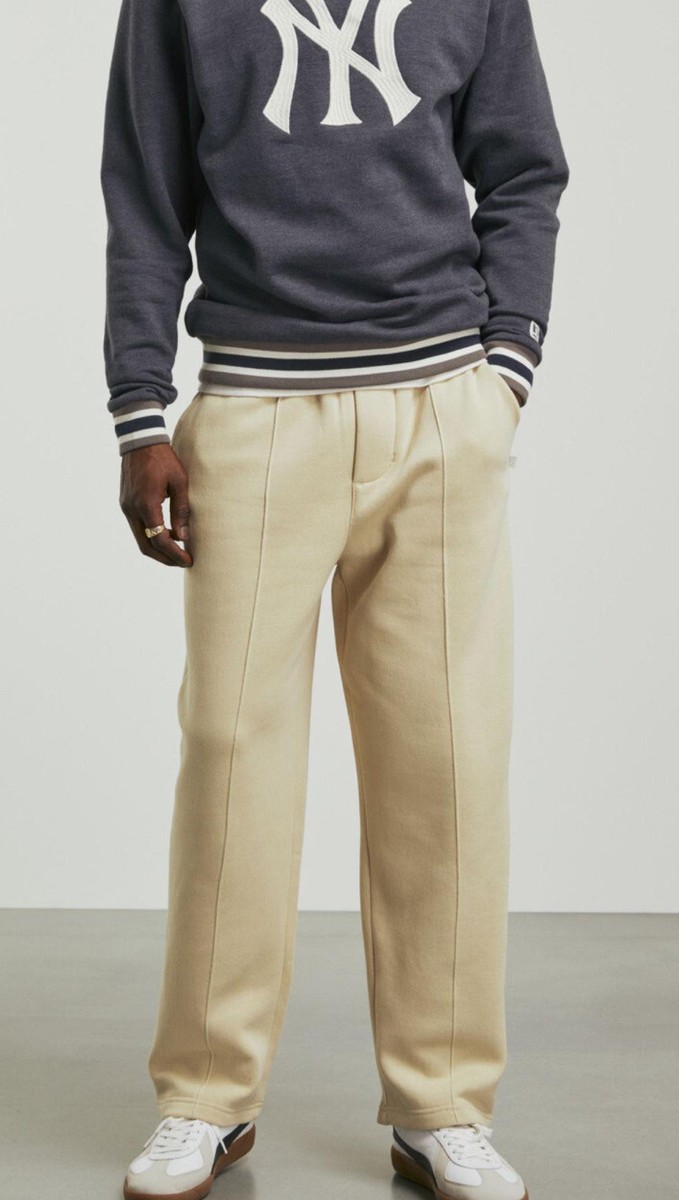 【AAKE】[UNISEX] WOOL PINTUCK CARGO PT Standard Cloth Tapered Pintuck Pants Men's Large Cream