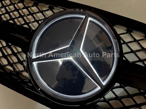 Sport Style Grille C-Class All Black Illuminated LED 01-07 C230 C320 C240 Sedan - Bild 3 von 6