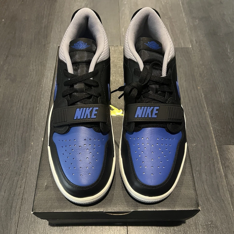 Nike Air Jordan Legacy 312 Low Game Royal Negro Zapatos CD7069-041 Hombres Talla NUEVO Foto 3 de 4