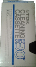 TDK Super 30 VHS Head Video Cleaning Cassette-Brand New-SHIPS N 24 HOURS