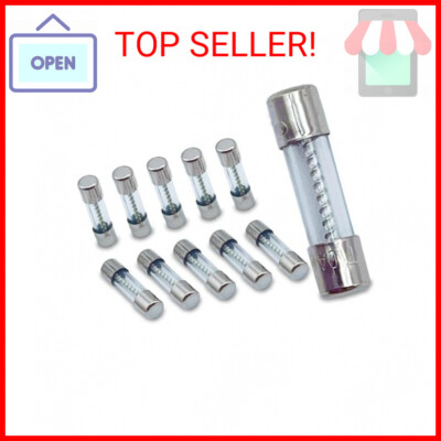 T3.15AL250V 5x20mm 3.15A 250V Pack of 10 Slow Blow Glass Fuses 3.15 amp 250 Volt