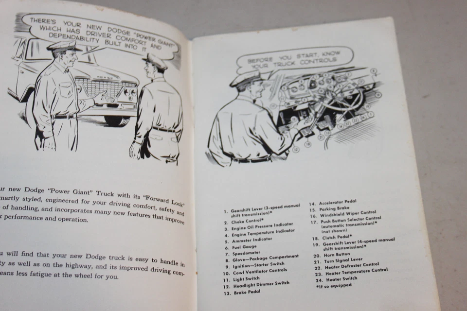 Dodge Serie R Power Giant Truck Manual del Conductor Años 60 De Colección, D-100,200,300 Foto 4 de 4