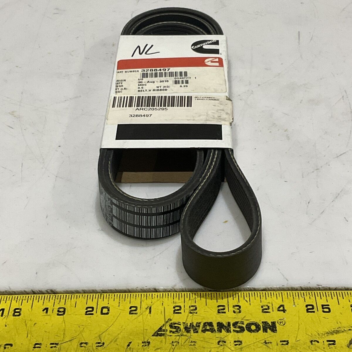 CUMMINS 3288497 RIBBED V BELT U4M | eBay CUMMINS 3288497 RIBBED V BELT U4M | eBay
