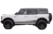 Graphic Side Skirt Stripe Decal Kit For Ford Bronco Sport Car Door Vinyl Sticker