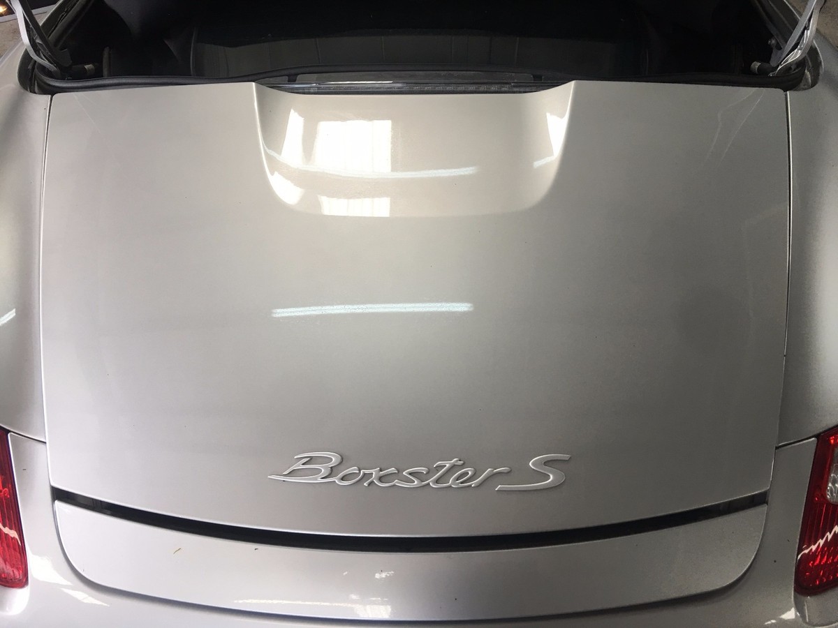 PORSCHE 987 Boxster S Arctic Silver Trunk Hood 05 - 08 | eBay