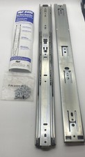 Knape Vogt 8400 Series 20" Anochrome Drawer Slide Full Extension 100 lb New