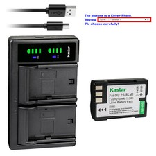 Kastar Battery LTD2 Charger for Olympus BLM-1 BLM-01 BLM1 Olympus E-520 E520