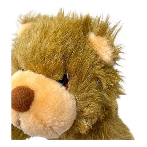 Pupazzo mano orso marrone giocattolo realistico regalo peluche animale finto gioco educativo - Foto 8 di 9