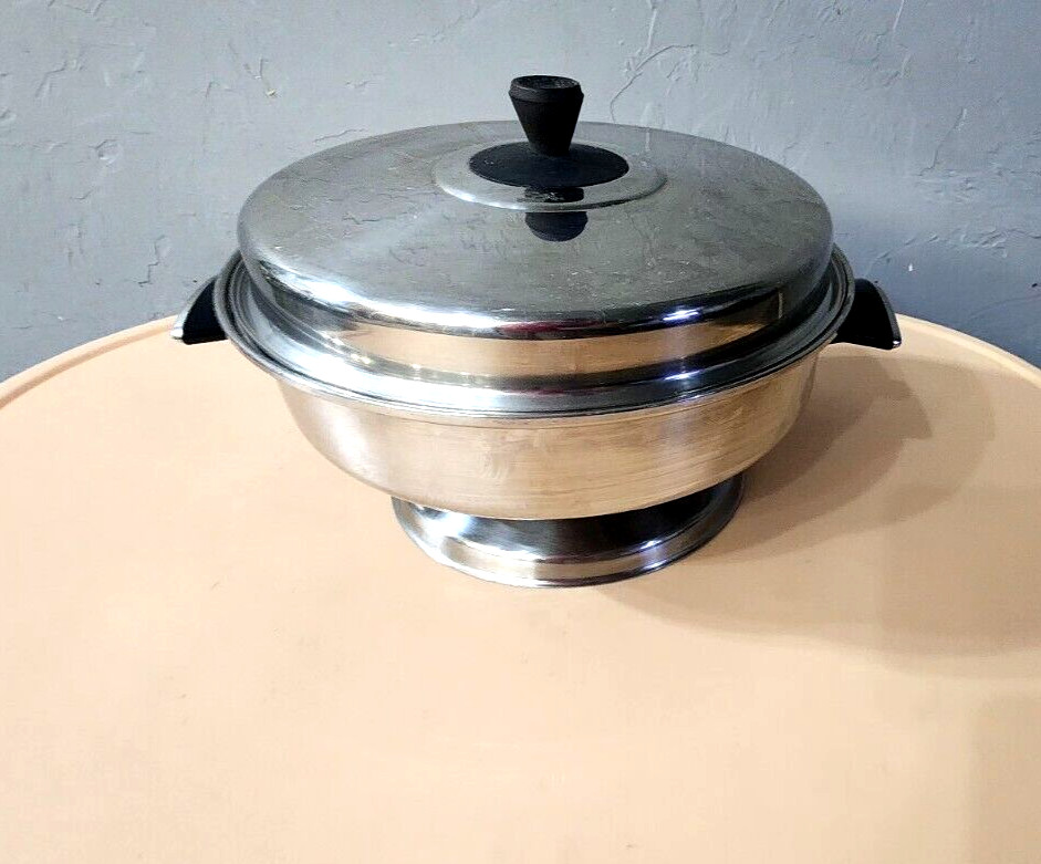 Vollrath Electric Skillet Frying Pan With 5 Cup Poacher Egg 1200w  120v Works