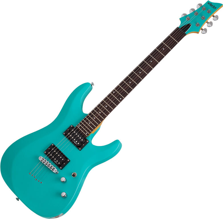 Schecter C-6 Deluxe Electric Guitar Satin Aqua | eBay
