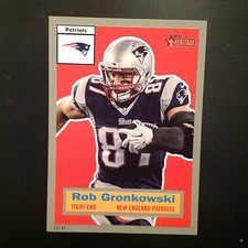 Rob Gronkowski #65 Patriots Arizona # Ed / 49 Made Silber 2015 Topps Heritage