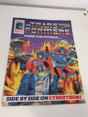 TRANSFORMERS MARVEL COMICS. Optimus prime magnus NO 103, 1987