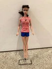 Vintage  Barbie Fashion PAK Blue Shorts/Red/ White Striped Top DOLL NOT INCLUDED