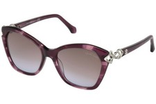 Roberto Cavalli Miniato RC1077 83Z Purple Cat Eye Sunglasses Frame 55-17-140 sun
