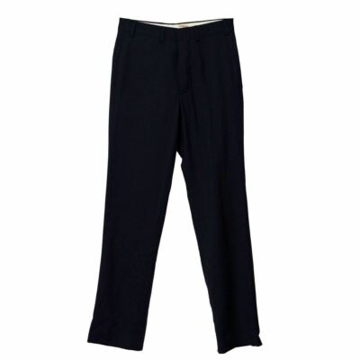 Malo Men's Navy Blue 100% Virgin Wool Casual Pants US 30 IT 46