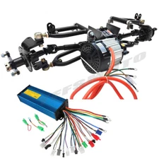 Front Drive Shaft Axle Kit SwingArm 48V 1000W Motor Controller for ATV Quad Cart