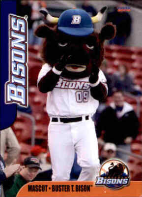 2009 Buffalo Bisons Choice #30 Buster T. Bison MASCOT - NM Baseball Card
