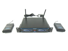 VocoPro UDH-Dual UHF Wireless Dual Receiver & 2 Bodypack Transmitters