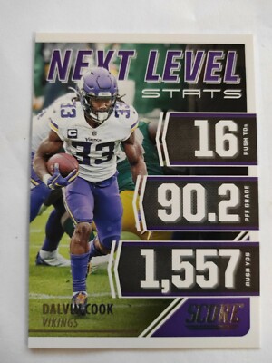 NFL Trading Card Football Dalvin Cook Minnesota Vikings Panini 2021