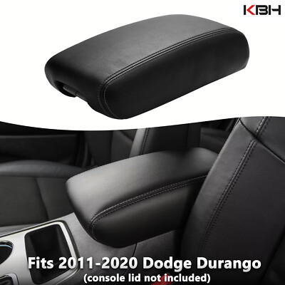 Fits 2011-2020 Dodge Durango Leather Center Console Lid Armrest Cover