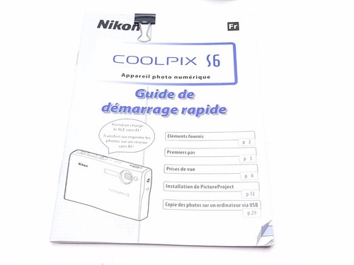 Appareil photo numérique Nikon Coolpix S6 6mp zoom 3x Wifi avec chargeur - Photo 4 sur 16