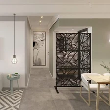 Indoor/Outdoor Privacy Screens and Panels for Patio Metal Privacy Fence Screen