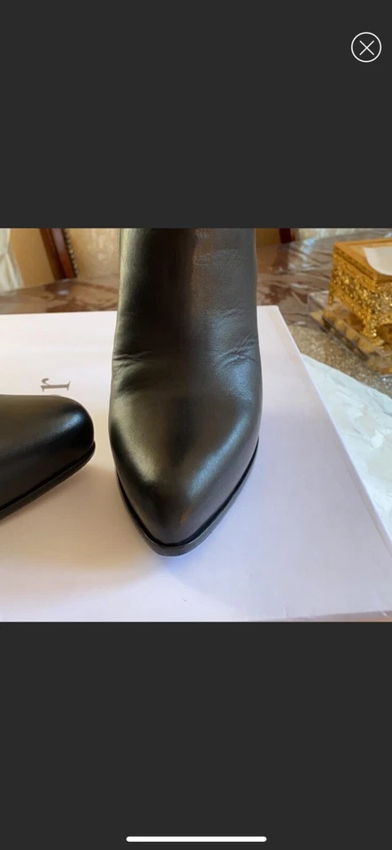 Christian Dior Black Ankle to Mid Calf Boots, Size 39.5, VNDS Tried On Once - Image 3 of 4