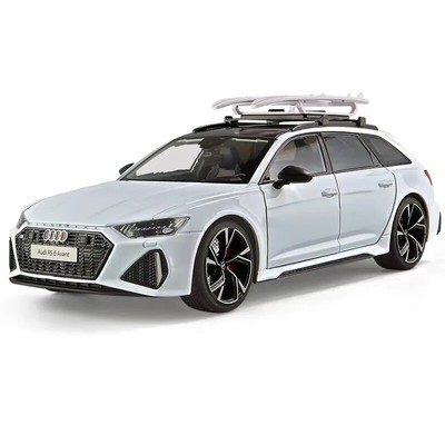 1/18 AUDI RS6 Avant Diecast Car Model Sound & Light Kids Toy