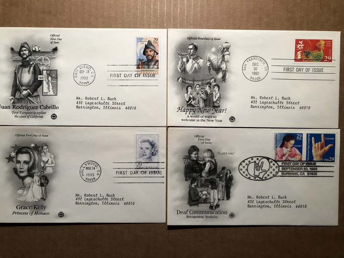 44 DIFFERENT FDC'S FROM 1986-1994 | eBay