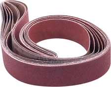 2 Inch X 72 Inch Sanding Belts, 40 60 80 120 180 240 400 Assorted Grits Aluminum